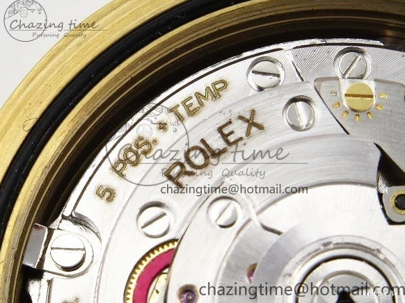 1224 Day Date 40 YG JDF 904L Steel White Stick Dial on President Bracelet VR3255 V3 (Gain Weight) Colorful 1373